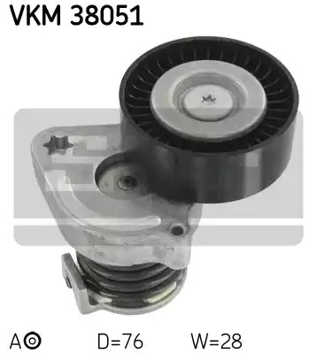 Ролик SKF VKM 38051